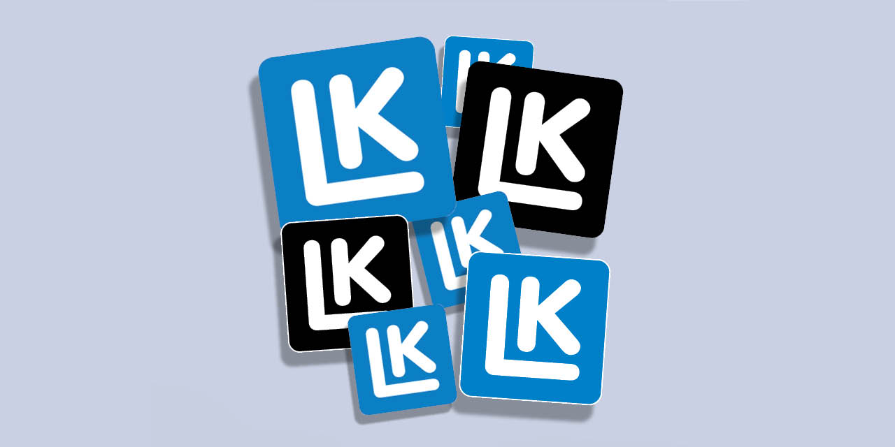 Ladda Ner LK Armatur Logotyp Representerar Kvalitet Och Innovation